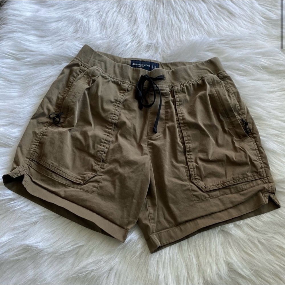Abercrombie & Fitch Brown Shorts Stretch